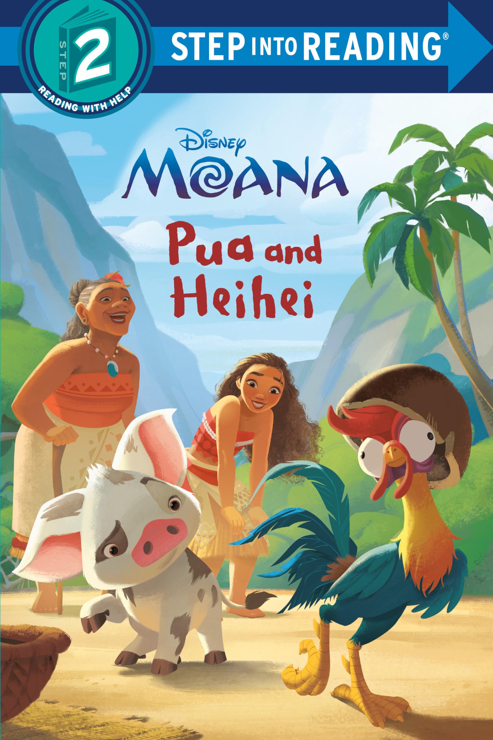 Pua and Heihei (Disney Moana) (Step into Reading) Paperback – Sticker Book, January 3, 2017