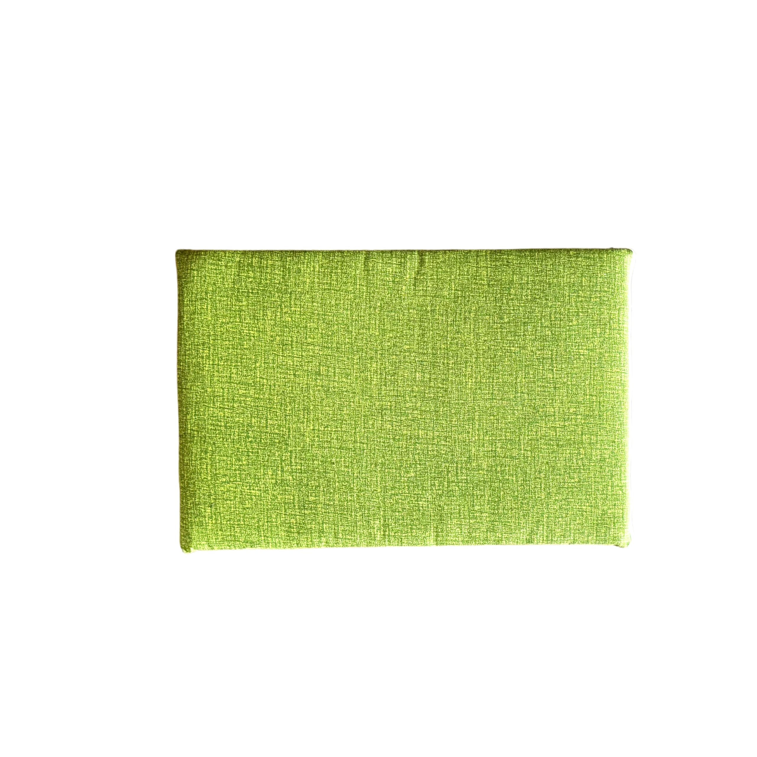 CASABELLAPIU Cuscino Per Cani, Lettino Per Cuccia Cani o Gatti Completamente Sfoderabile e Lavabile, 100% Made In Italy (VERDE, 70x50 cm)