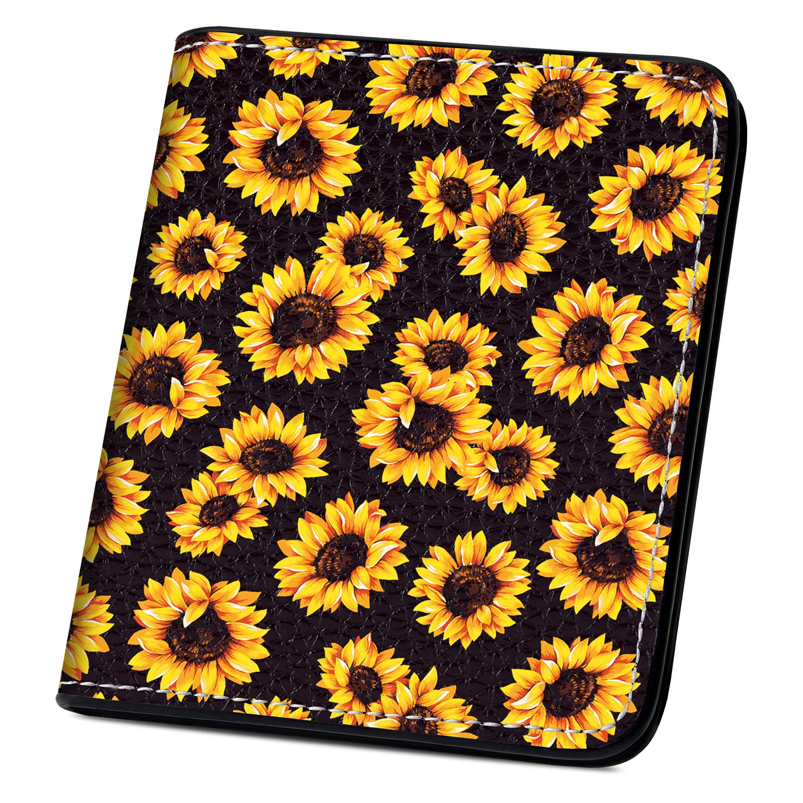 Toughergun Wallet Women Rfid Blocking Small Compact Bifold Luxury Leather Pocket Wallet Ladies Mini Purse with ID Window