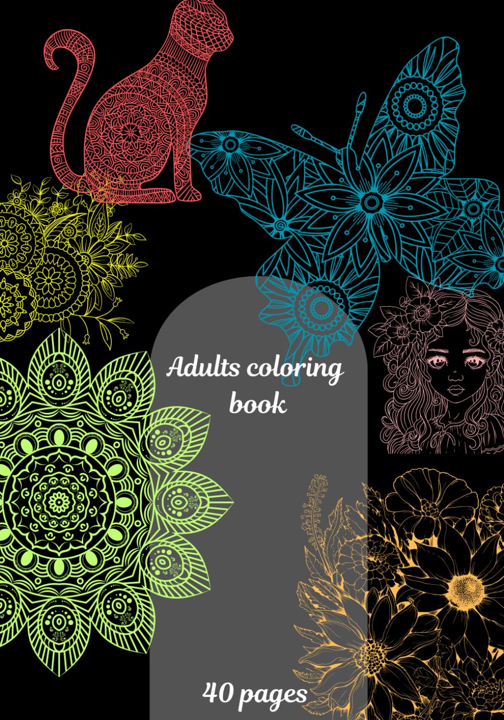 Adults coloring book: a coloring book for adults