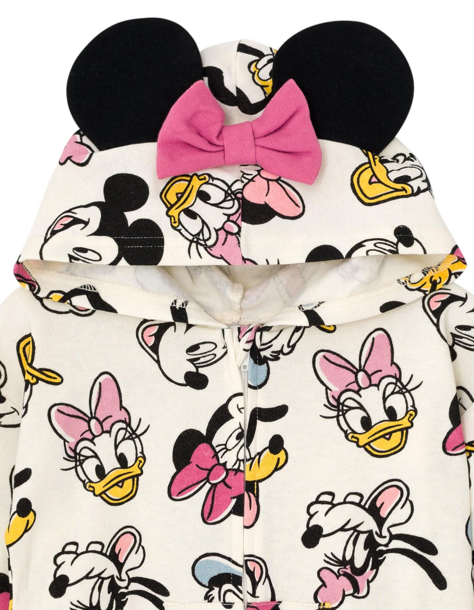 Disney Mickey Mouse Goofy Donald Duck Daisy Duck Polar Zip Up Kombinezon Maluch dla małych dzieci
