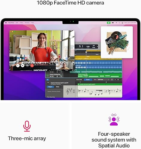 Miniatura 42 de Apple Laptop MacBook Air 2022 con chip M2, 13.6 pulgadas, 8 GB de RAM, 512 GB de almacenamiento SSD, medianoche (renovado)
