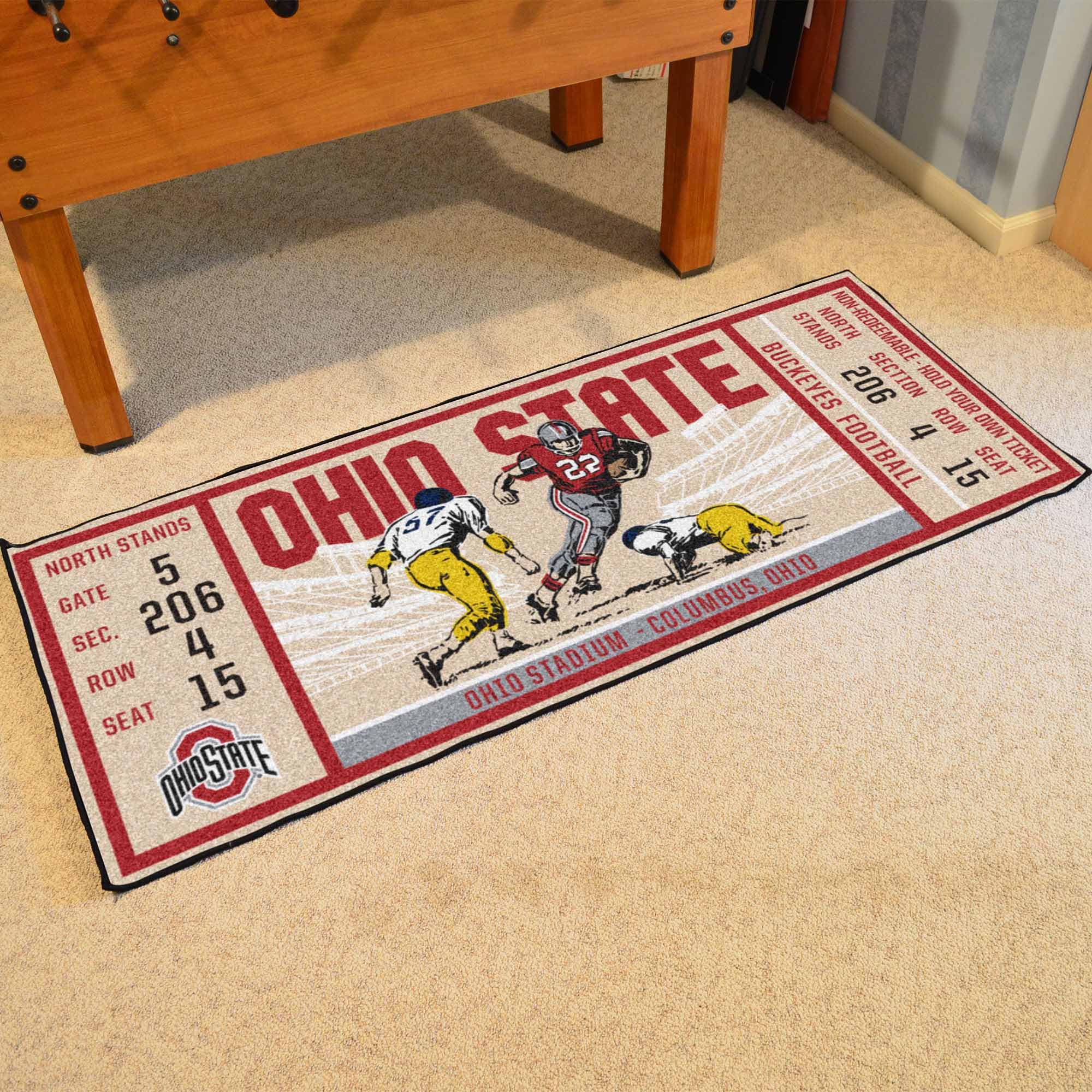 Amazon.com : FANMATS 23168 COL -Ohio State Buckeyes Ticket