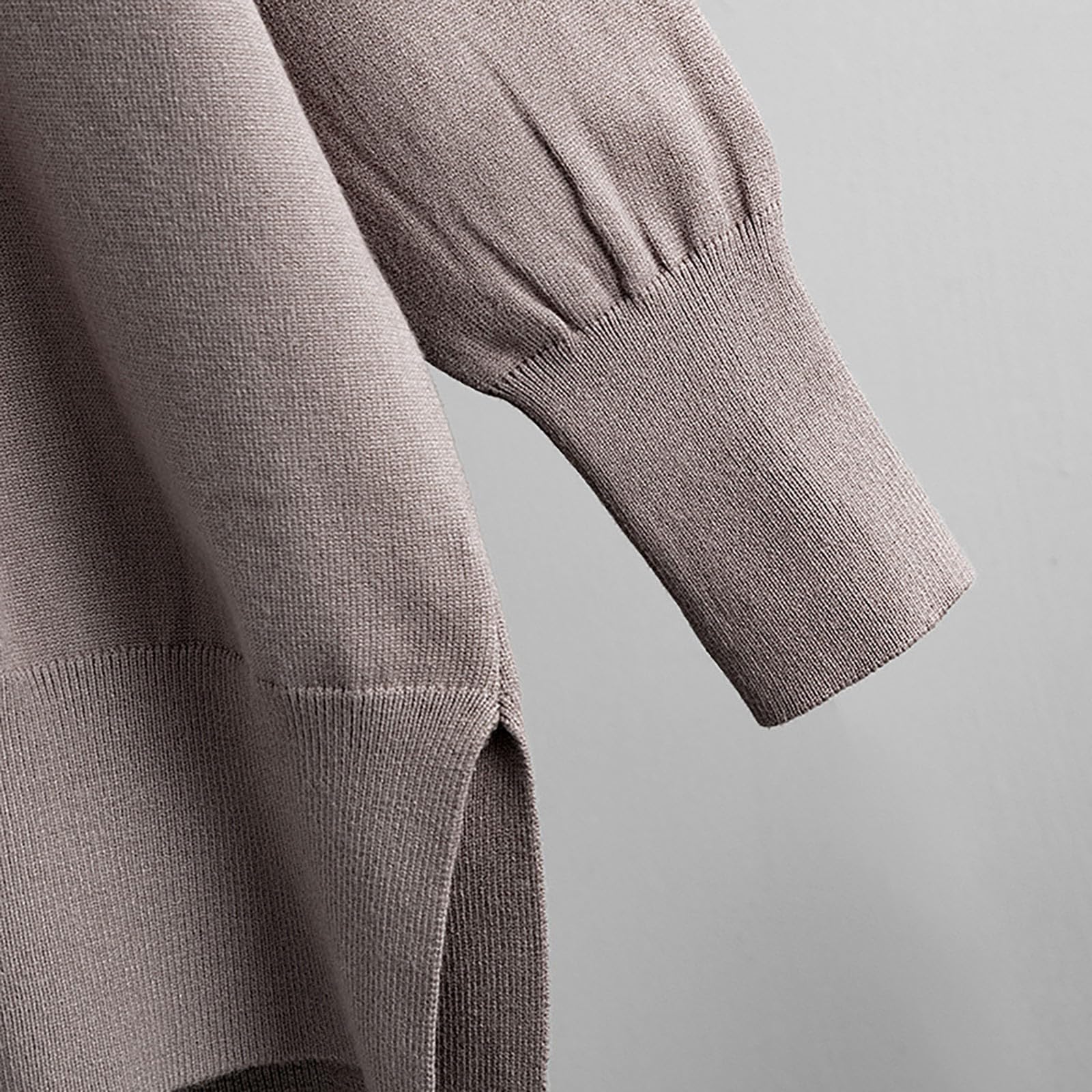 Pigiama da donna, lungo, invernale, a maniche lunghe, in due pezzi, per l'inverno, casual, con colletto alto, a maniche lunghe, 2 pezzi