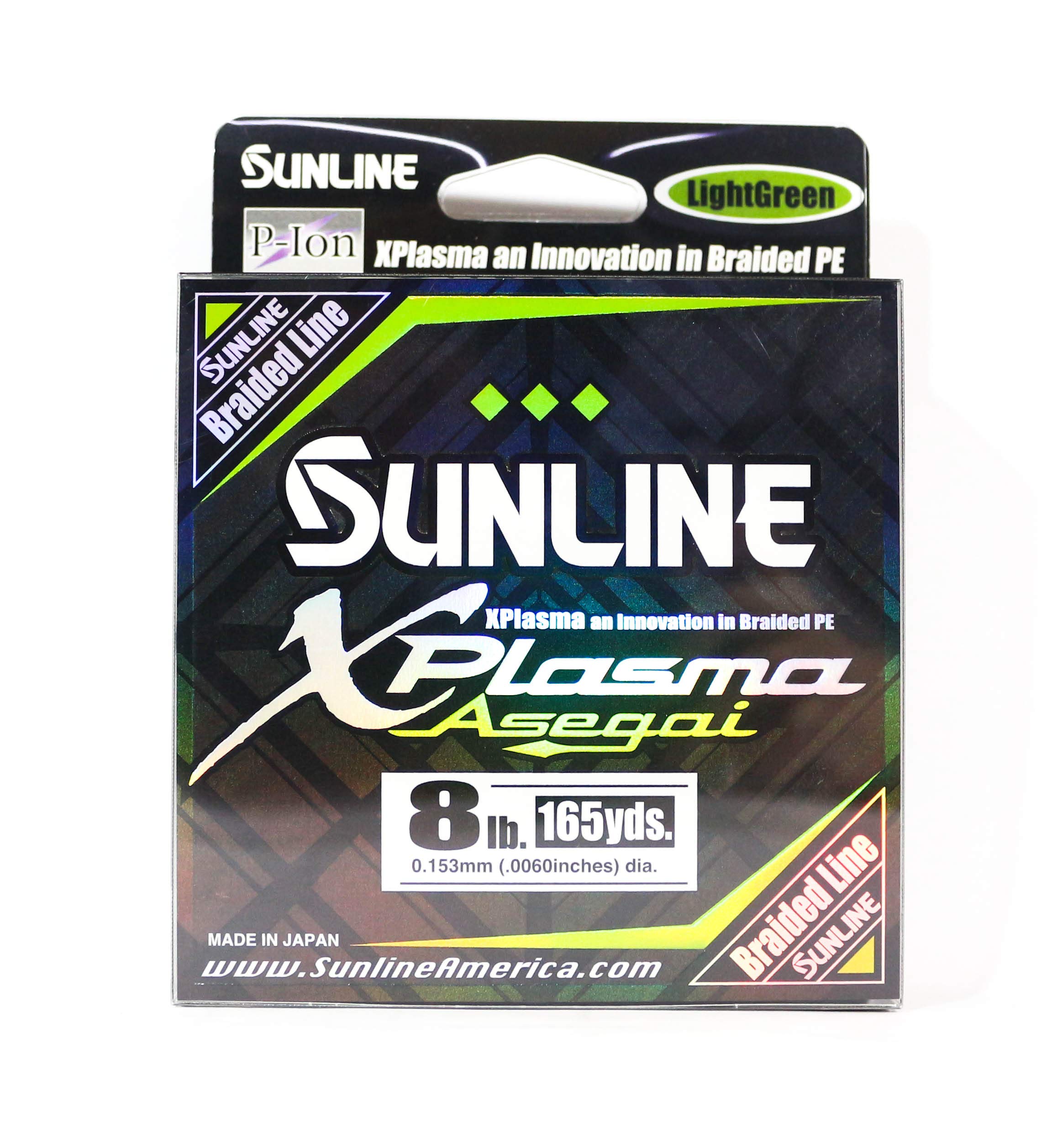 Sunline Xplasma Asegai 8LB 165 yd Light Green