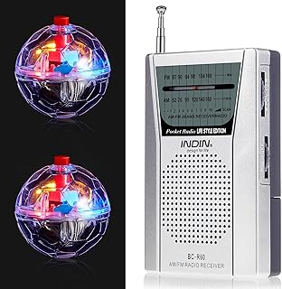 Saillong 2 Ghost Hunting Kit Includes Spirit AM FM Radio Box Paranormal Ghost Hunting Equipment Tools with Light up Cat Ba...