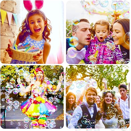 Miniatura 4 de 200 mini varitas de burbujas de estrellas de 20 colores, juguetes de recuerdo de fiesta para niños, hora del baño, regalos de verano al aire libre