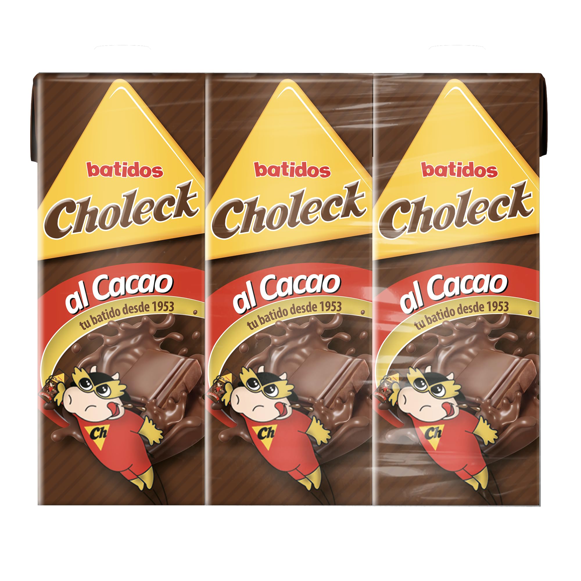 CHOLECK Batido de Cacao slim 200 ml x3