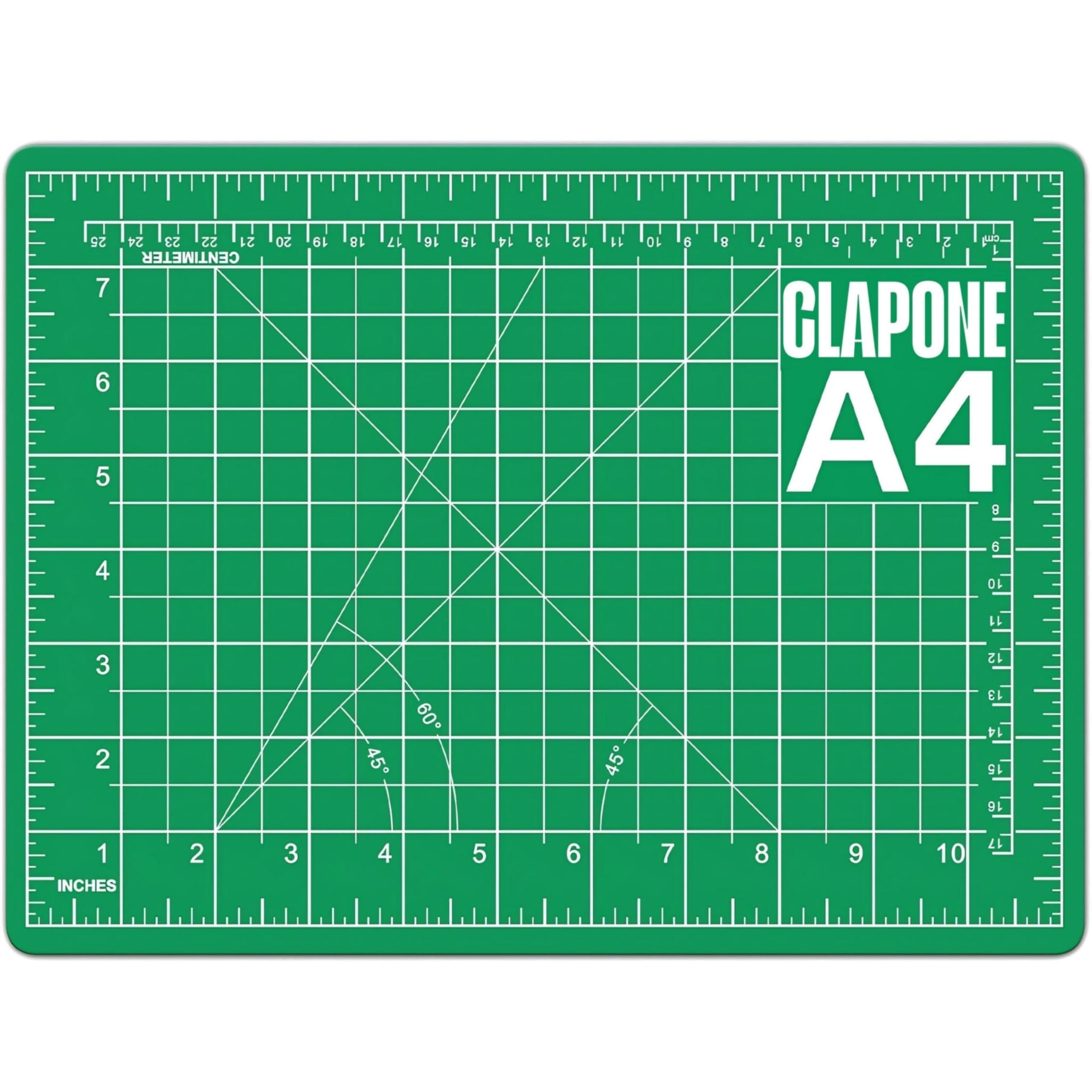 A4 Cutting Mat Self Healing Sewing Mat, 9inch x 12inch Rotary Cutting Mat, 5-Layer Double-Sided Craft Board for Fabric, Quilting, Leather, Scrapbooking & Hobby Projects(Green)