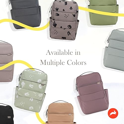 Miniatura 8 de RED ROVR Roo - Mochila ligera para pañales de 1 libra, 11 bolsillos organizativos, duradera y resistente al agua (musgo)