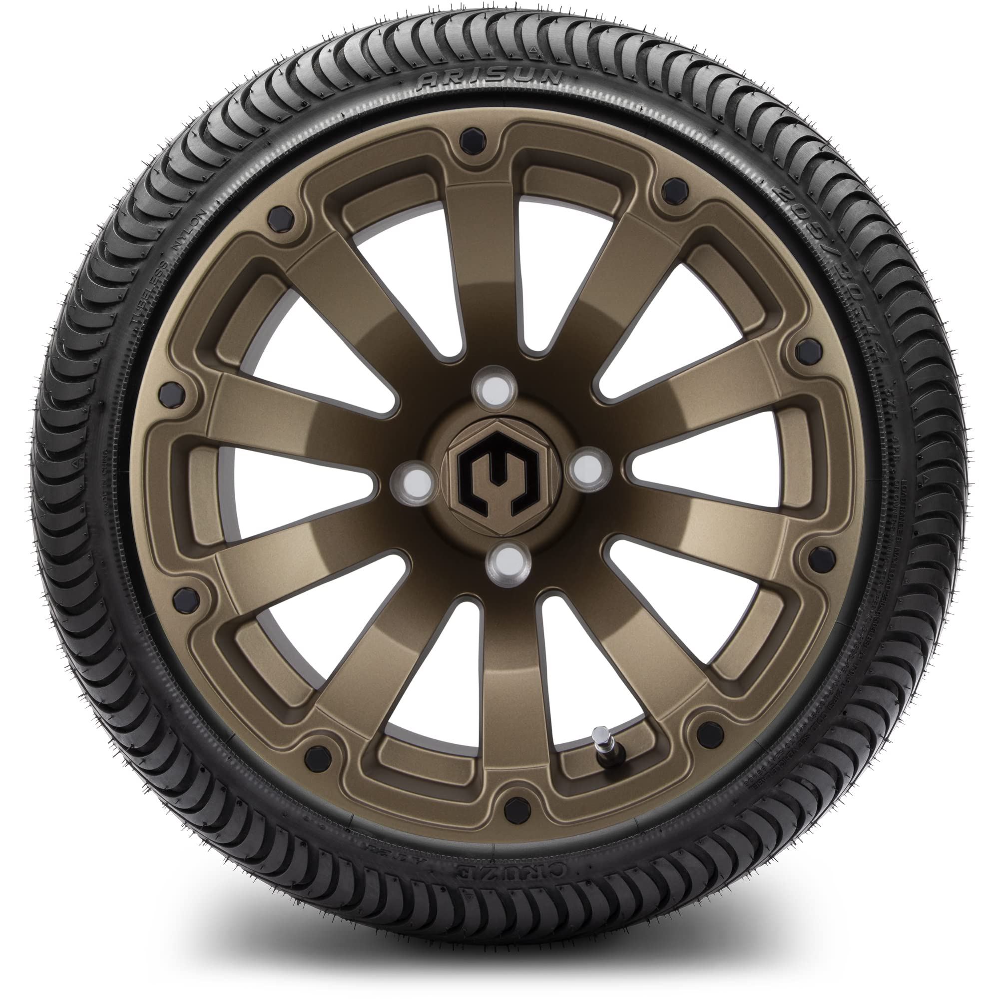 【人気SALE送料無料】 MODZ 14"Bomber Bronze Wheels and Street Fox (205/4014