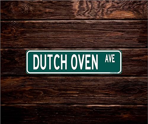 Miniatura 2 de Dutch Oven Ave - Letrero divertido inapropiado de 16 x 4 pulgadas, letrero de calle de hojalata para dormitorio, dormitorio, decoración de bar