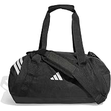 adidas Unisex Tiro Duffle Bag Small Duffel Bag Black/White One Size