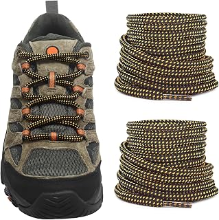Hiking Shoe Laces for Merrell Moab 3, Moab Speed 2, Speed Strike | 13/64"(5mm) Round Work Boot Strings Replacement Shoelaces for Athletic Hiking