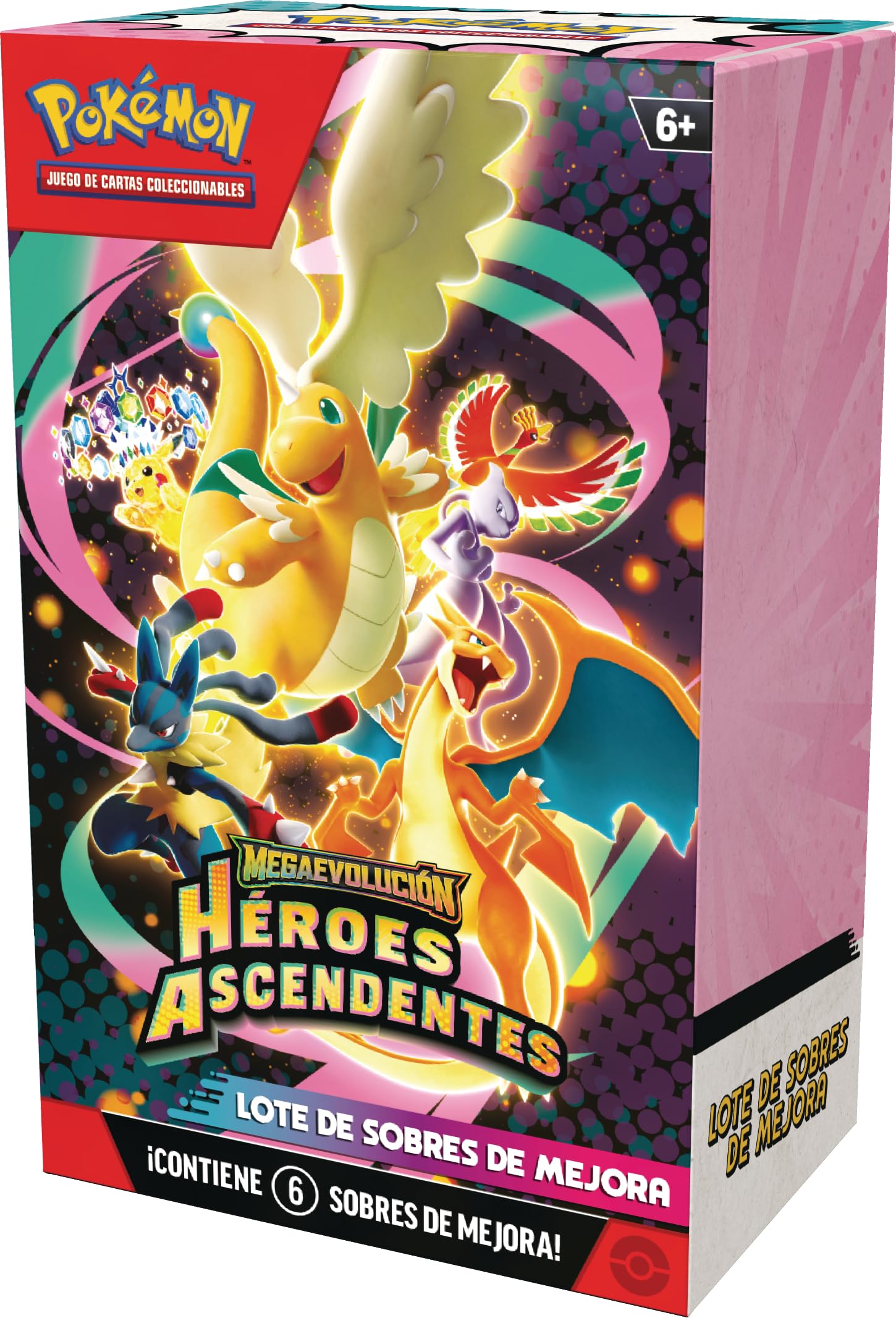 Pokémon: Lote de Sobres de Mejora de Megaevolución-Héroes Ascendentes (6 Sobres de Mejora)
