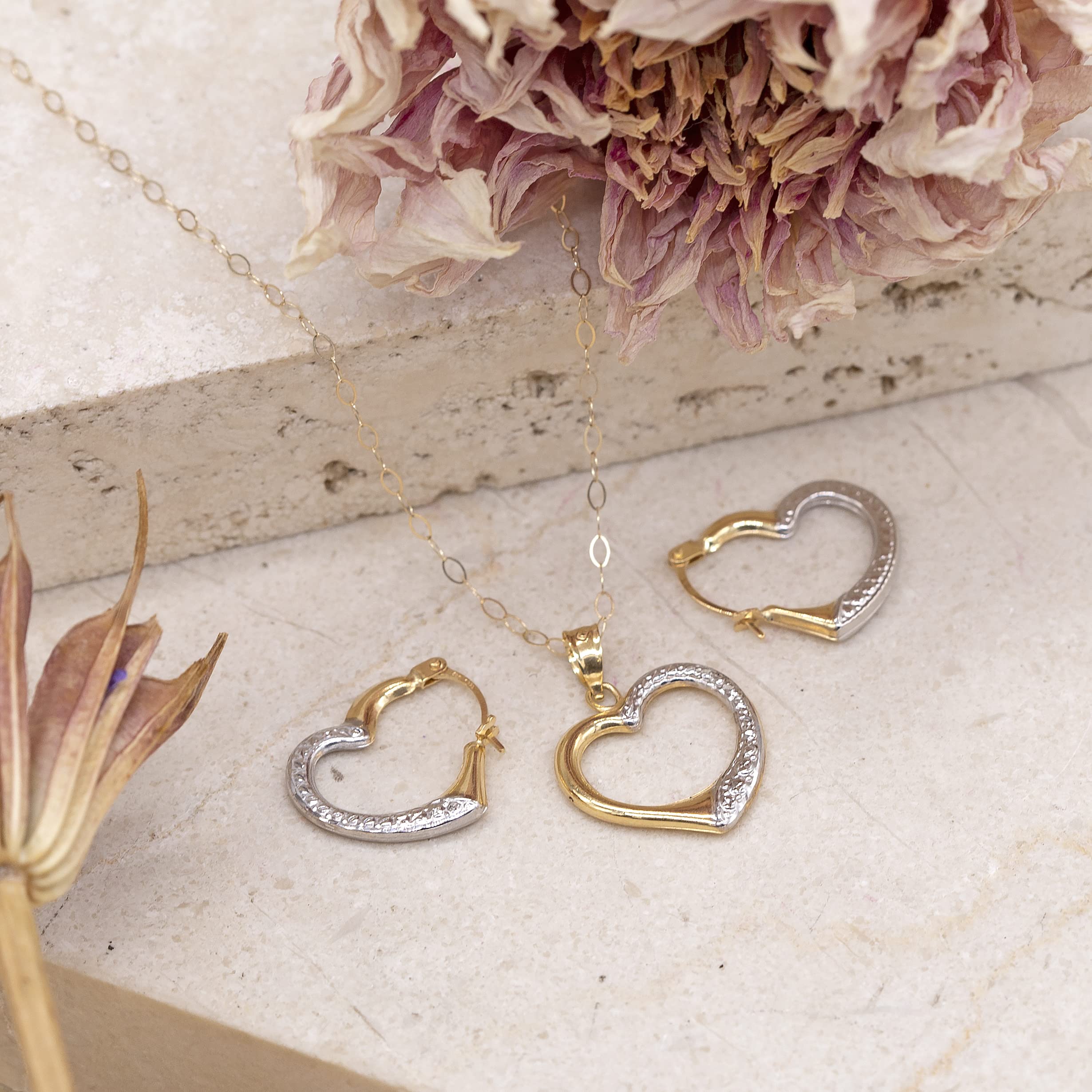 Carissima Gold Damen-Schmuck-Set 9 Karat (375) Gelbgold 46 cm