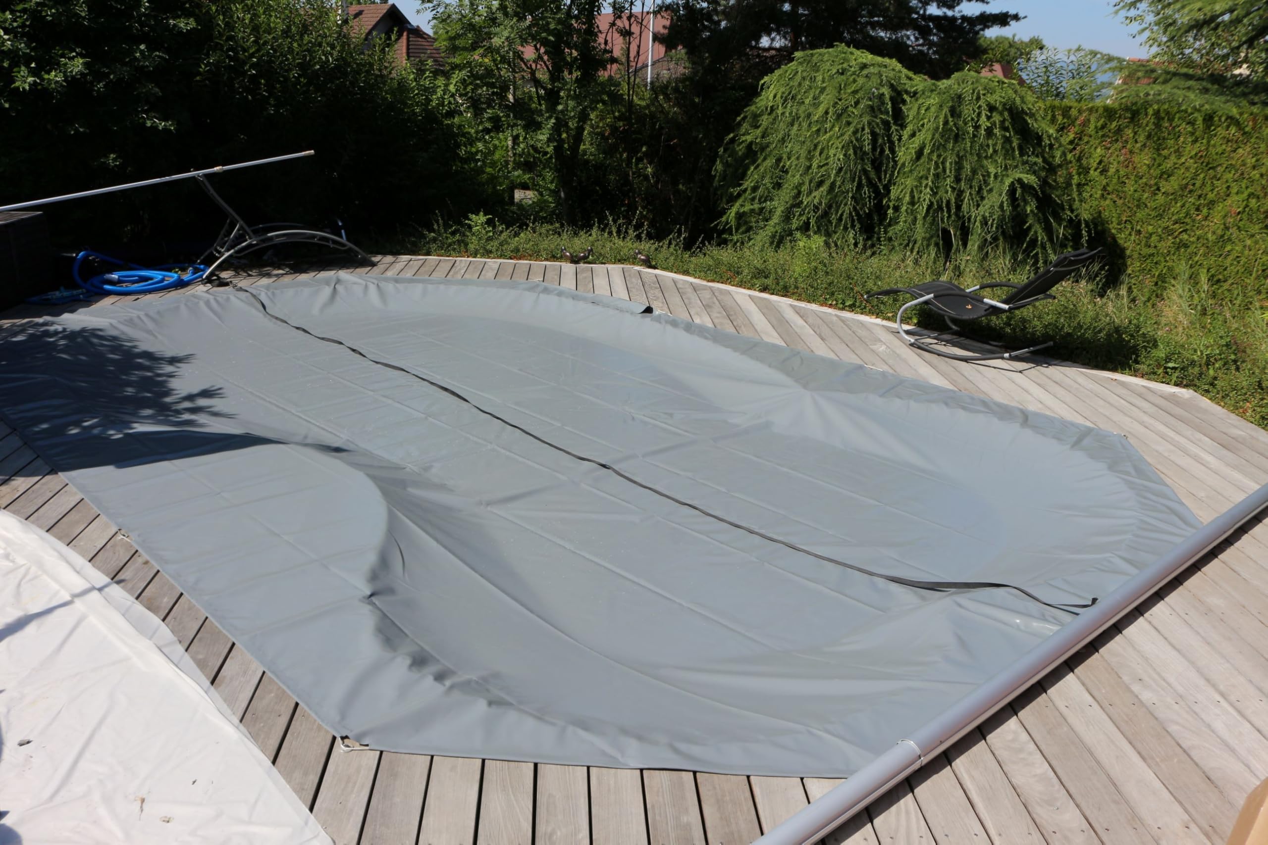Piton Douille Rétractable + 3 Vis | pour Fixation bâche Couverture de Piscine sur Plage Bois | Alu/INOX | Lot de 20 pièces - POOLCO