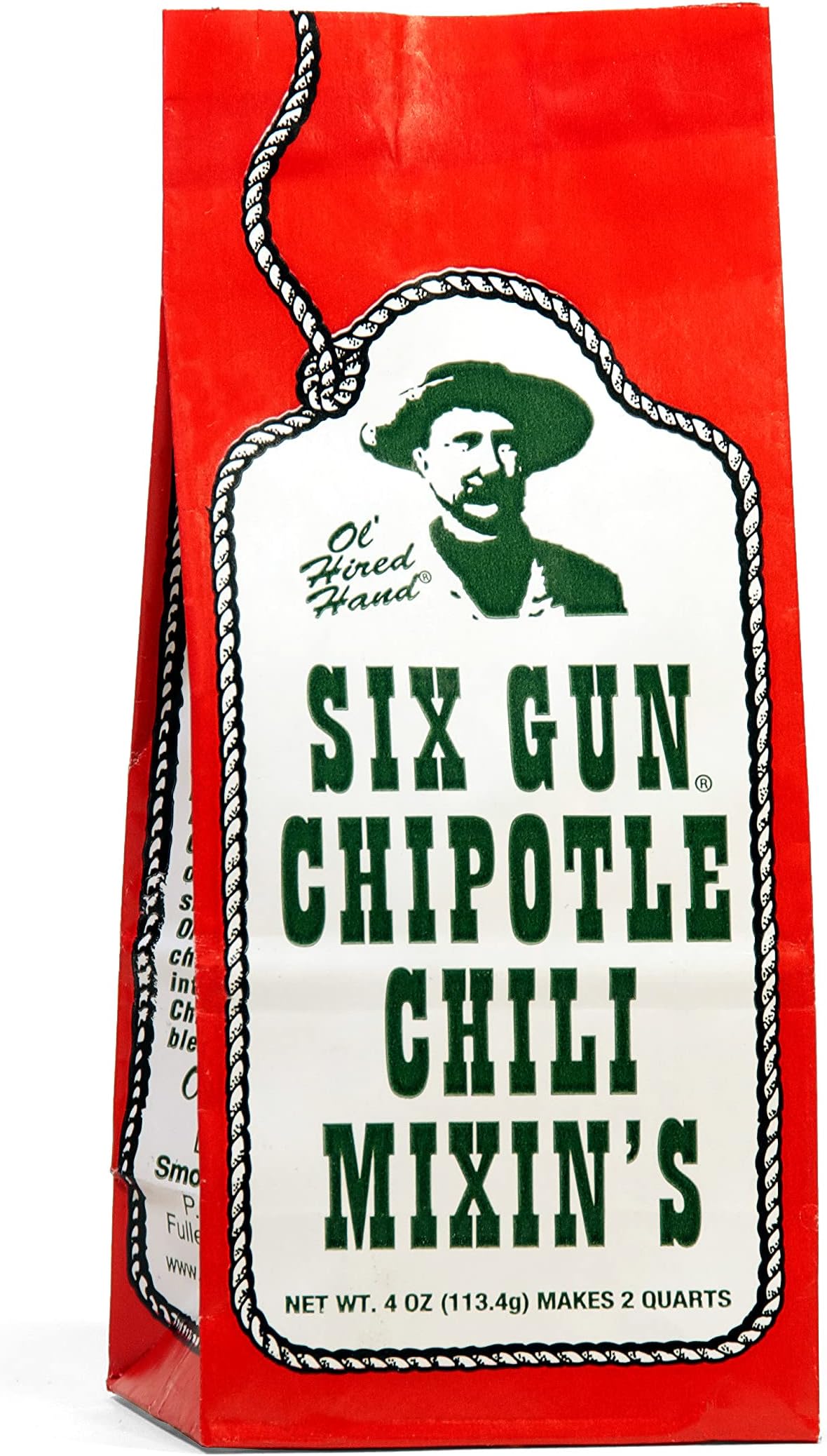 Six Gun Chipotle Chili Mixin's, 4-Ounce (Pack of 1)
