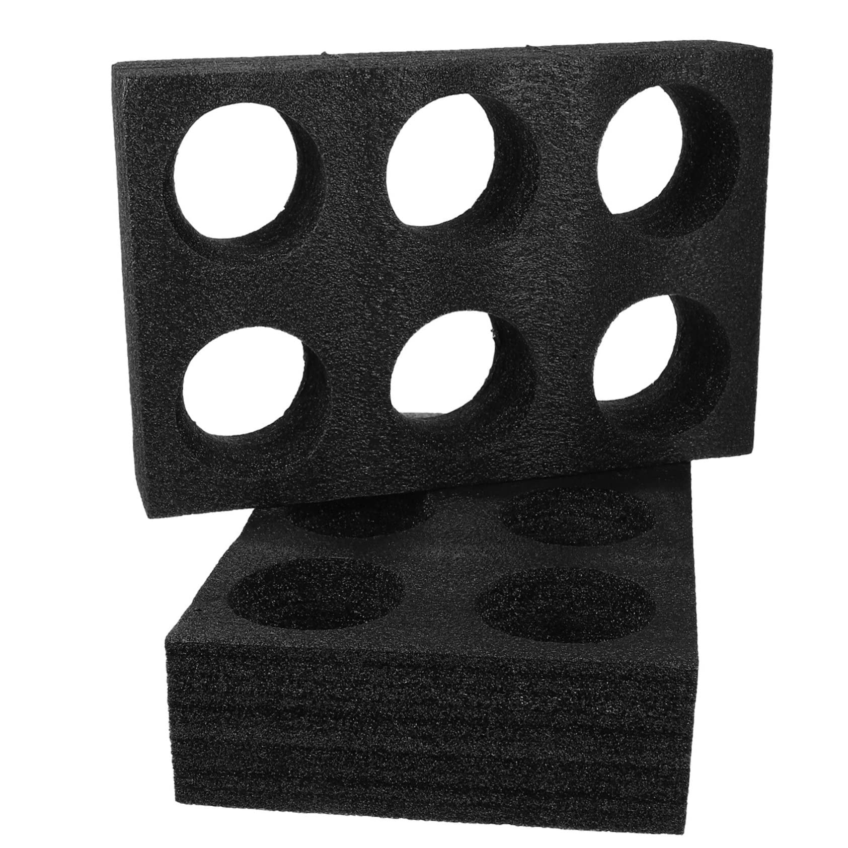 Alipis Multi-Hole Cup Holder Tray 2-Pack Reusable Cup Carrier for Drinks Takeout Beverage Carrier