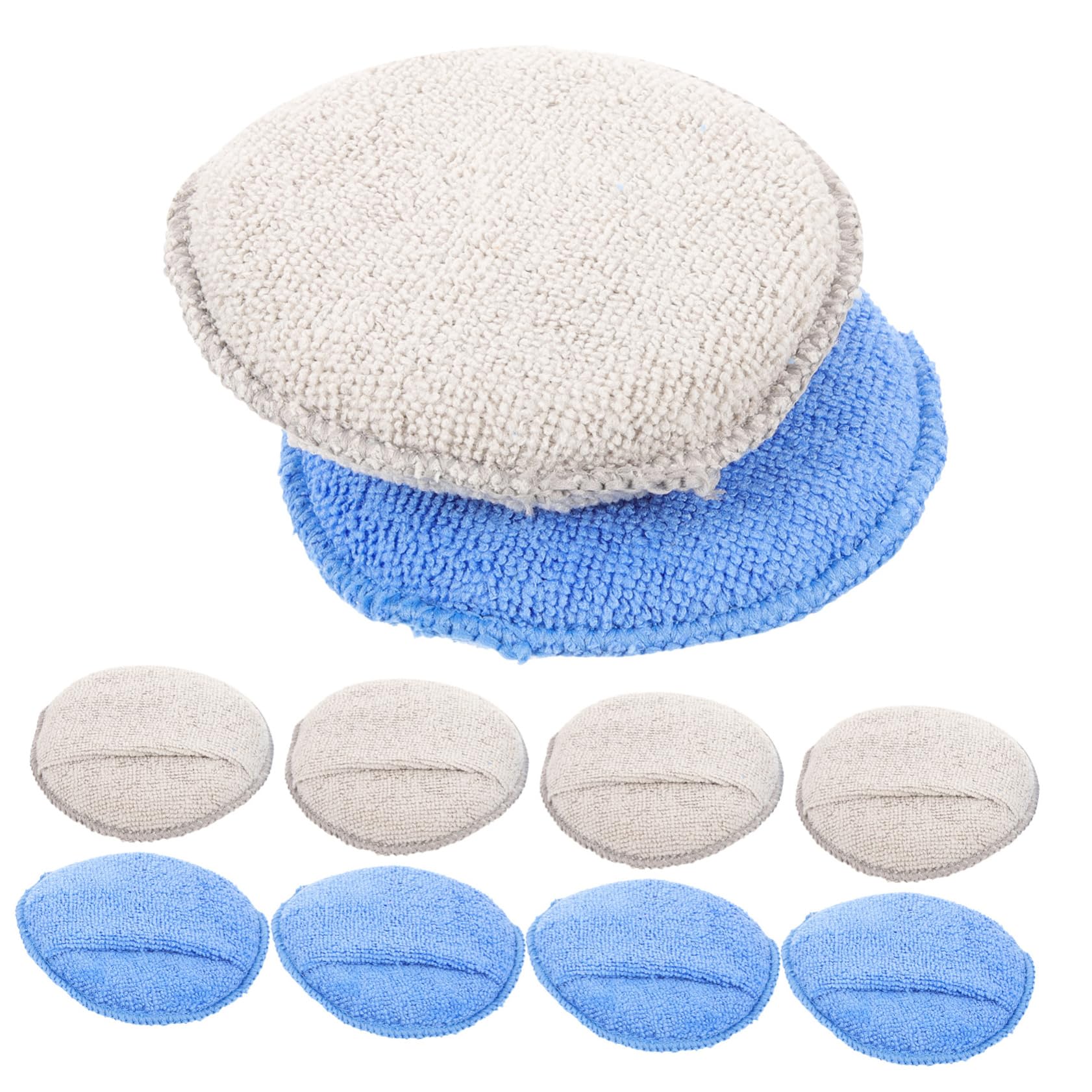 Gatuida 40stücke Teiliges Polier Und Wachspads Für Ultraweiche Reinigungsschwämme Vielseitige Anwendung Für Fahrzeugpflege Ergonomisches Design Hohe Absorbierfähigkeit