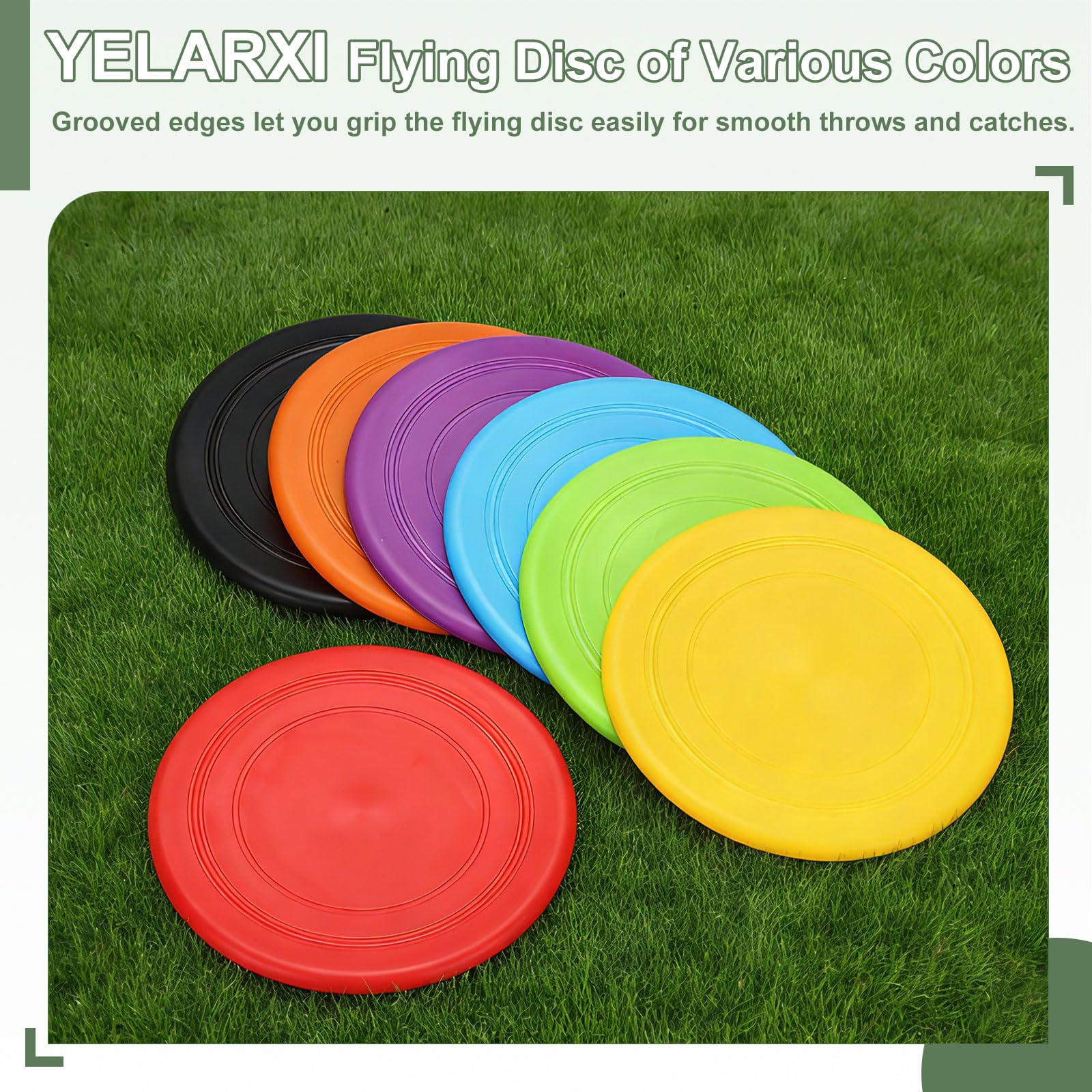 Disques volants souples, disques volants de sport pour tous les âges, entraînement en plein air, légers et durables, 12 pièces et 17,8 cm et 6 couleurs adaptées pour (plage, jardin, pelouse