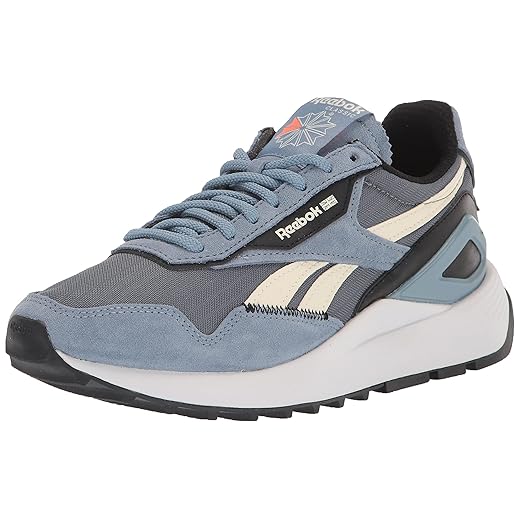 Reebok unisex adult Classic Leather Legacy Az Sneaker, Blue Slate/Black/Cold Grey, 10.5 Women 9 Men US
