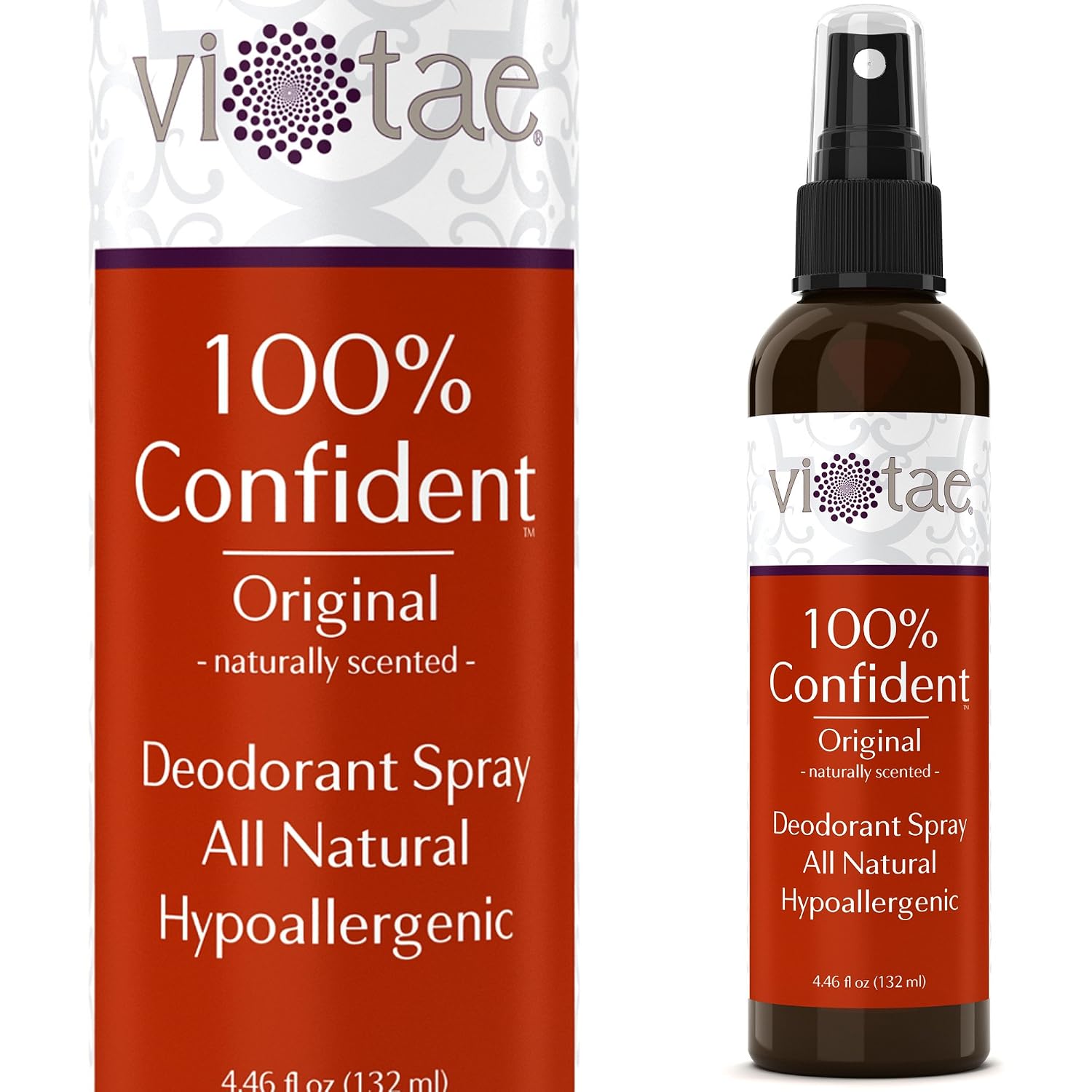 100% Confident - All Natural Deodorant Spray - MEN
