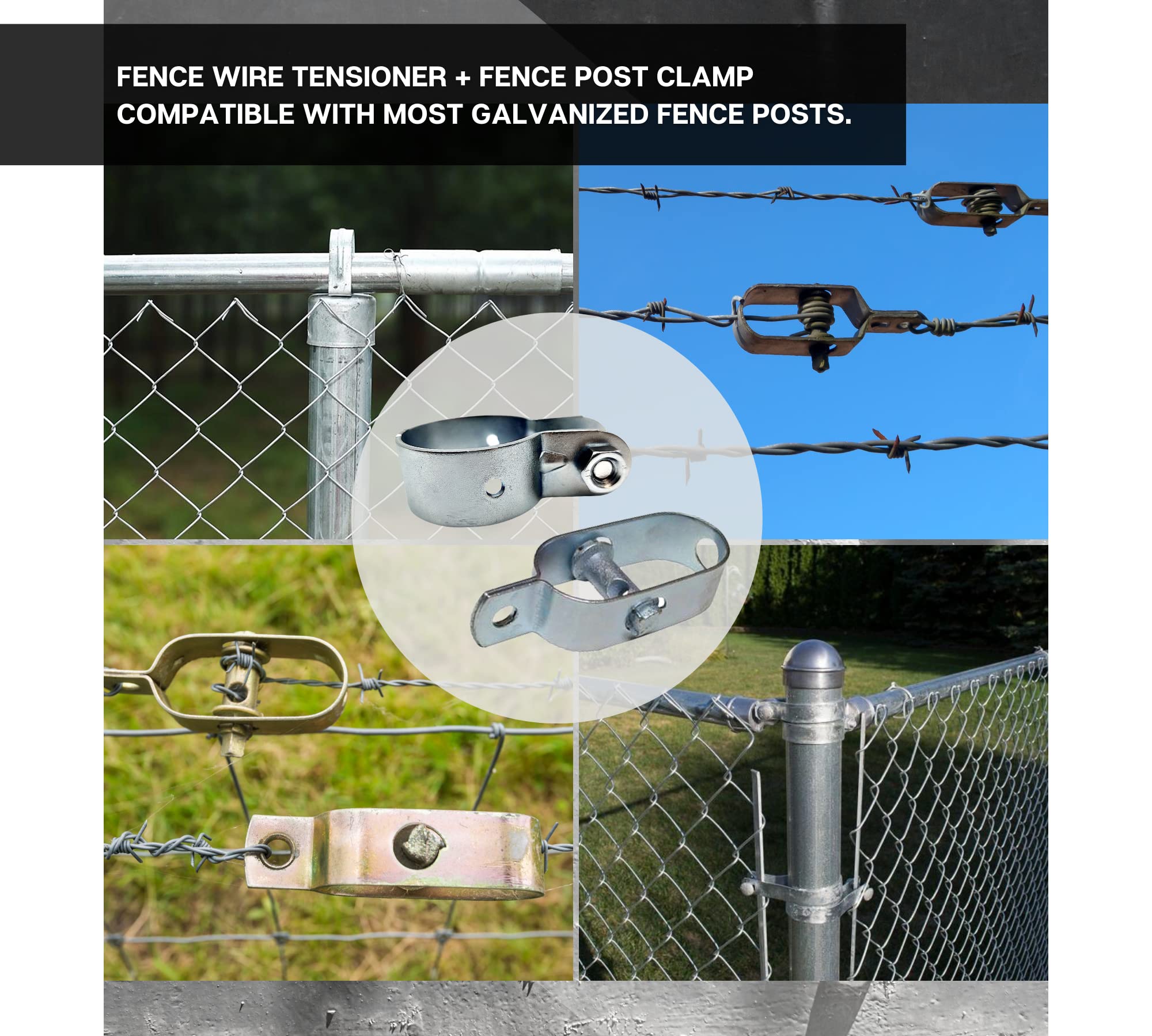 Terminali Quadrati 60x60mm Per Recinzioni - Fascette Verdi Professionali Per Pali E Fili Ø3mm - Foto 3