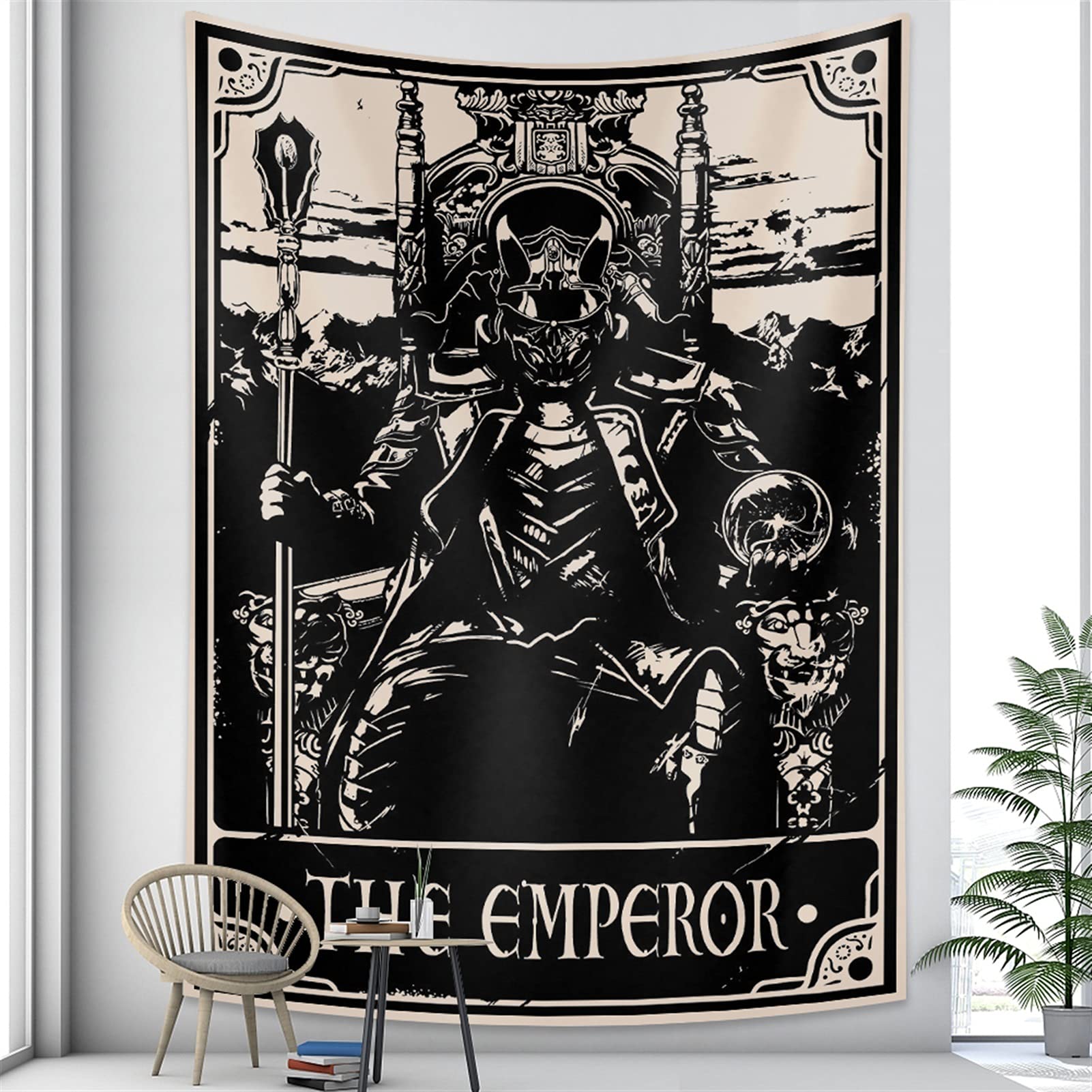 Tapiz De Pared Tarot Tapiz De Mandala Tapiz Adivinación Decoraciones para Colgar Pared Tapiz Místico Psicodélico para Dormitorio Dormitorio (Color : A16, Size : 150x150cm)