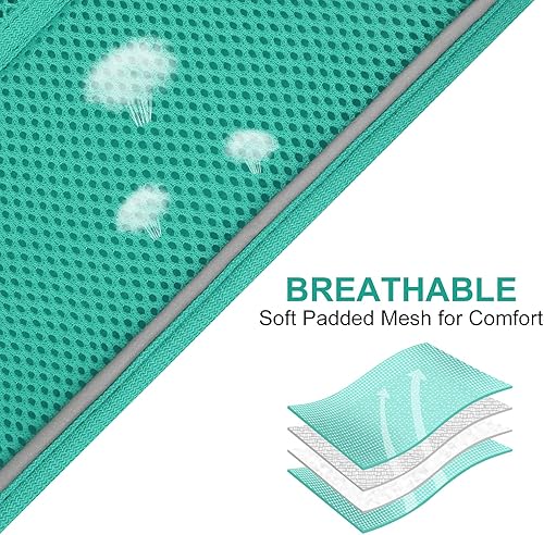 Miniatura 5 de Joytale arnés para perro, 12 colores, chaleco de malla transpirable, arnés acolchado suave reflectante para perros pequeños y medianos, verde