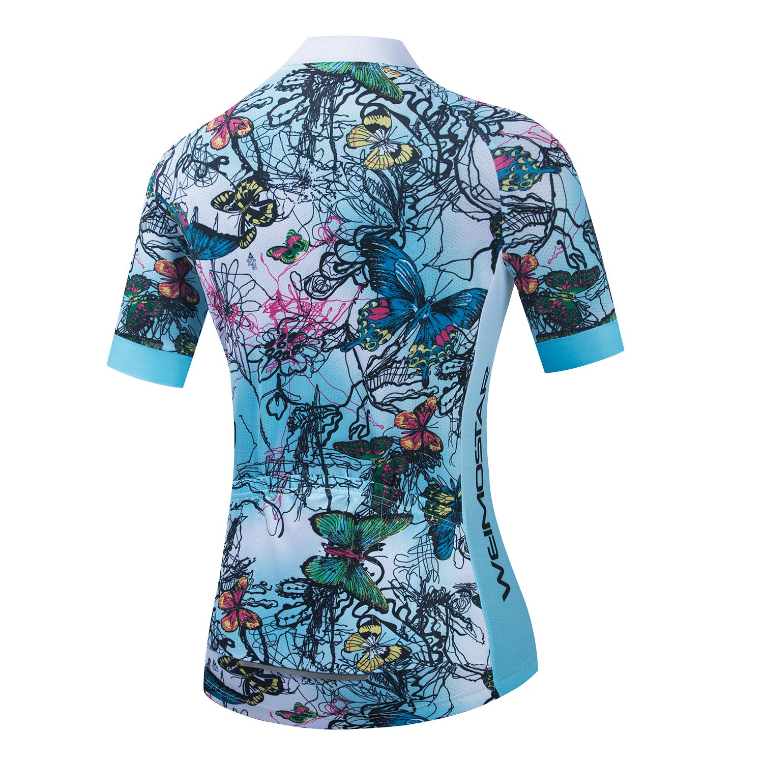 Cycle Jersey Women Triathlon top Women MTB Road Biking Shirt Bicycle Short Sleeve Outfit Cyclcing Clothes Blue L