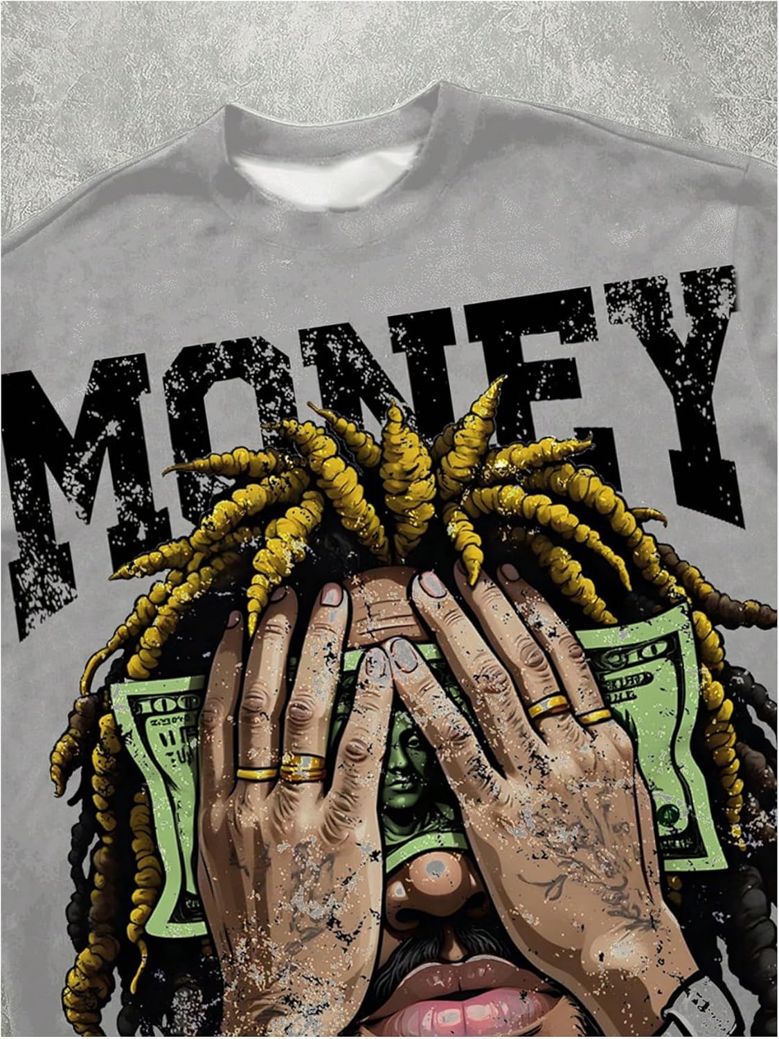 Men's Figure Y2K Graphic Tee Shirt Vintage Short Sleeve Crew Neck Streetwear Novelty T-Shirts - Image 4