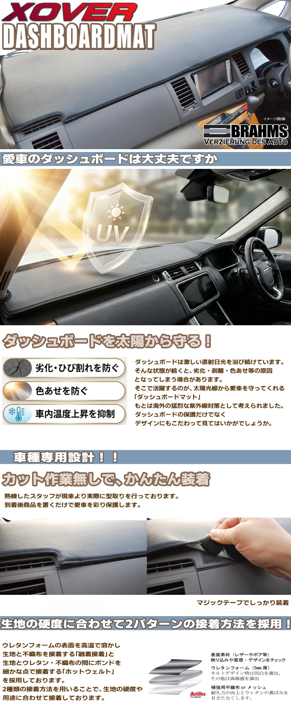 Amazon | ドレスアップパーツ 車用ダッシュマット【クロスオーバー