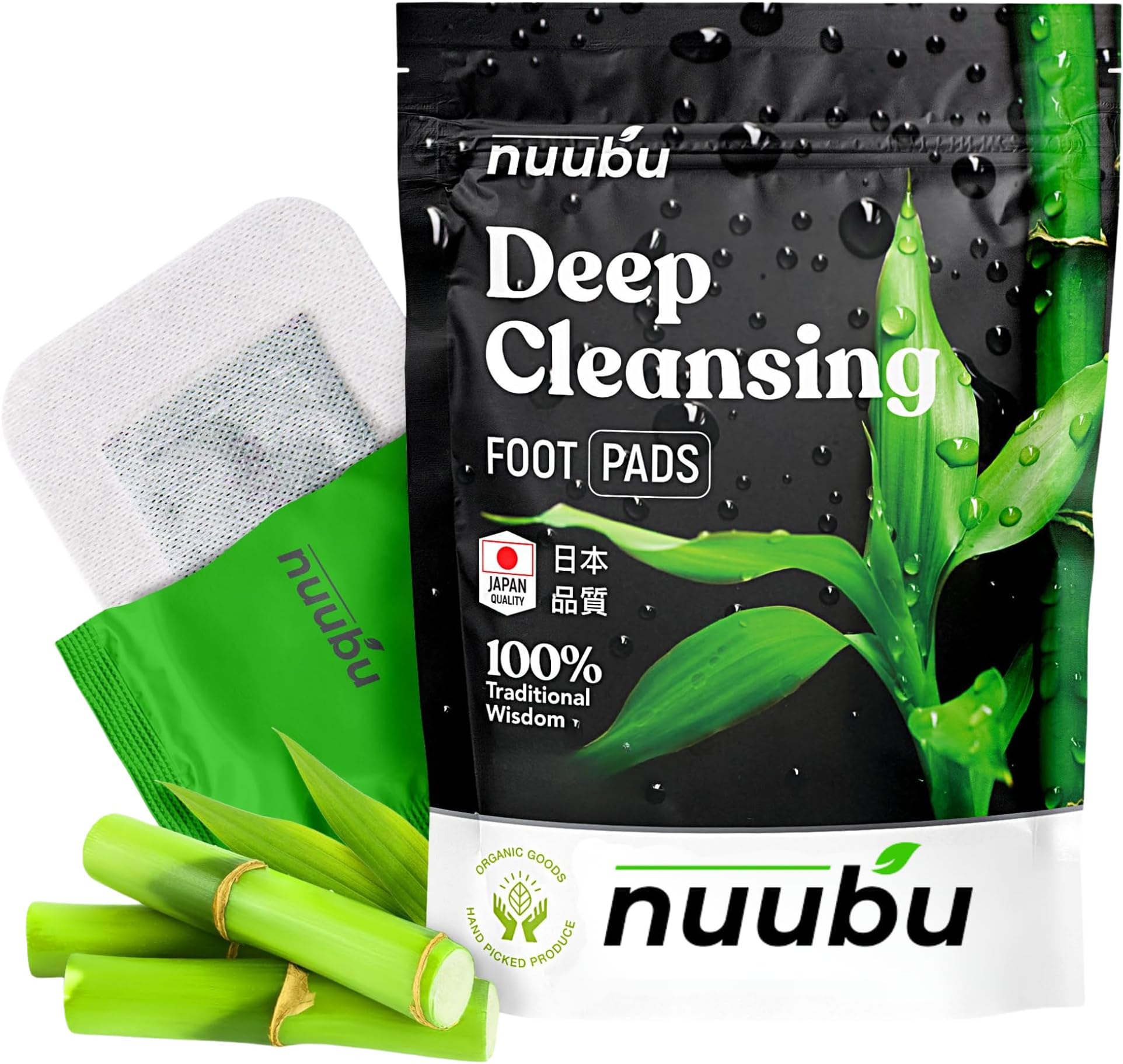 Nuubu Foot Patches 10 Pcs Natural Foot Pads