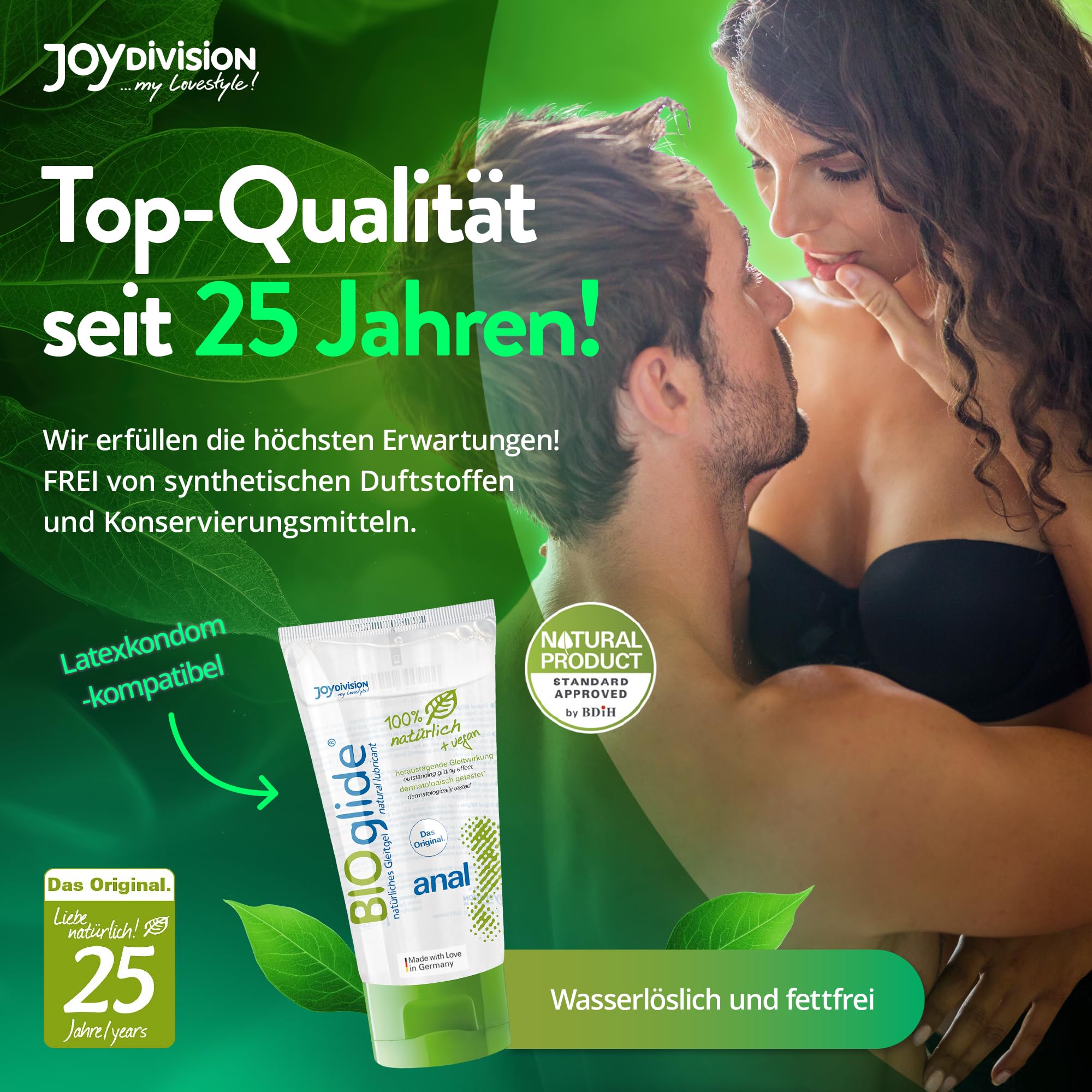 natürliches gleitmittel anal BIOglide Anal 80ml – 100% natürliches, veganes Gleitgel
