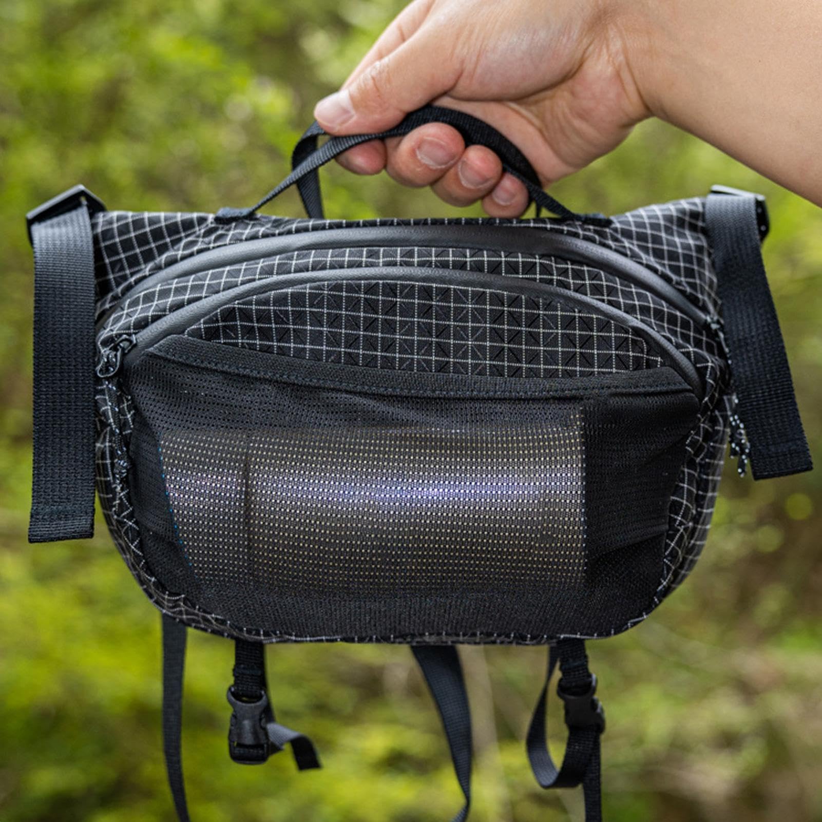 da uomo – Zaino da corsa | Borsa sportiva impermeabile portafoglio a tracolla per corsa Ćhest Pack per uomini donne avventure all'aria aperta passeggiate, viaggi, campeggio, ciclismo, pesca