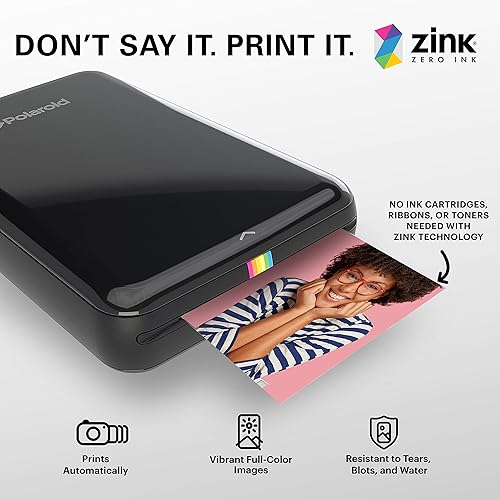 Miniatura 4 de Zink Papel fotográfico instantáneo prémium de 2 x 3 pulgadas (paquete de 150) compatible con cámaras e impresoras Polaroid Snap, Snap Touch, Zip y