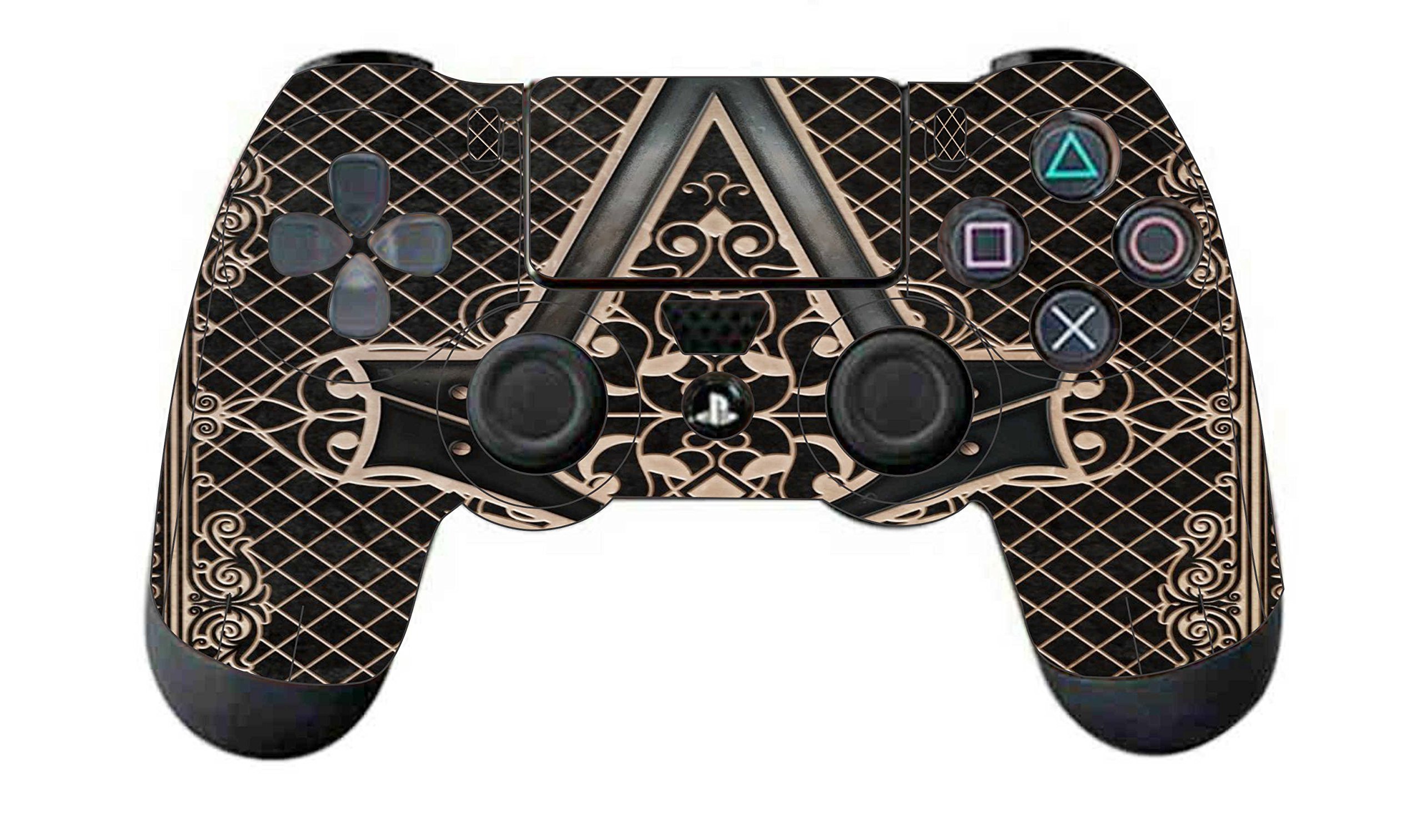 Elton PS4 Controller Designer 3M Skin for Sony PlayStation 4, PS4 Slim, Ps4 Pro DualShock Remote Wireless Controller - Assassins Creed, Skin for One Controller Only [video game]-image-48