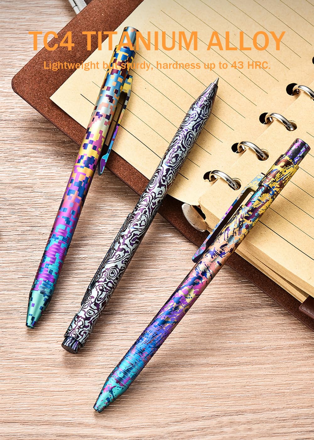 Amazon.co.jp: Origin-Joy カラフルチタン合金ボルトアクションペン