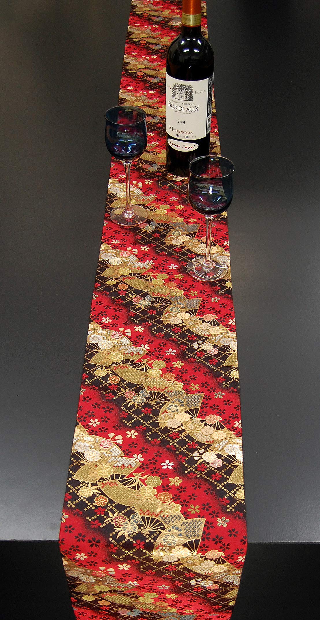 Amazon｜神泉堂 着物テーブルランナー 日本のおもてなし 和食の