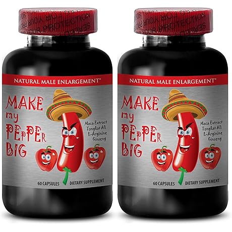 Maca, L-Arginine, Longjack Pills: Make My Pepper Big