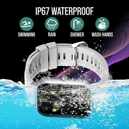 Miniatura 6 de Chronex Reloj inteligente (respuestahacer llamadas) Monitor de actividad física de 1.83 pulgadas, frecuencia cardíaca, presión arterial, oxígeno y