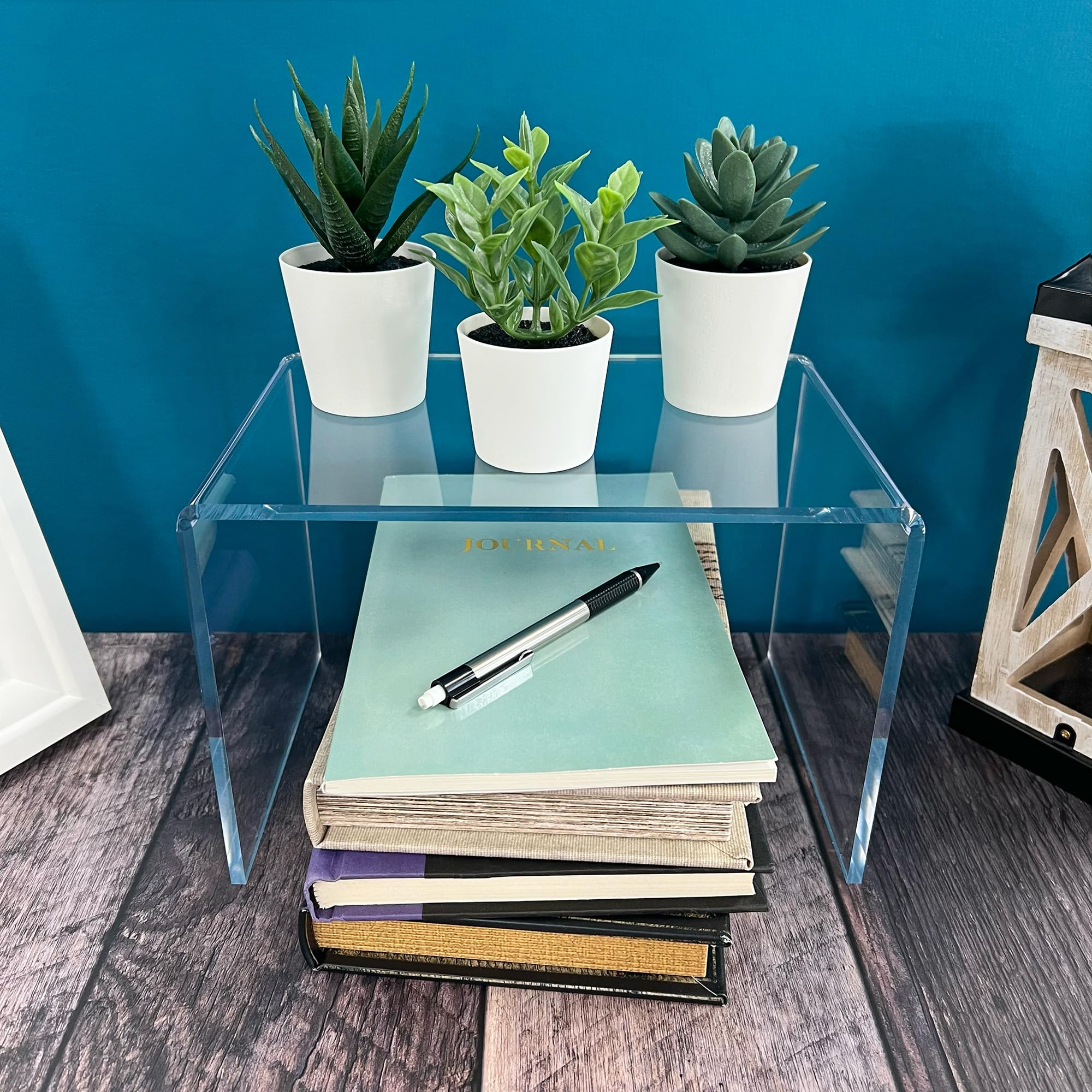 Amazon.com: Plymor Clear Acrylic Rectangular Display Riser, 6