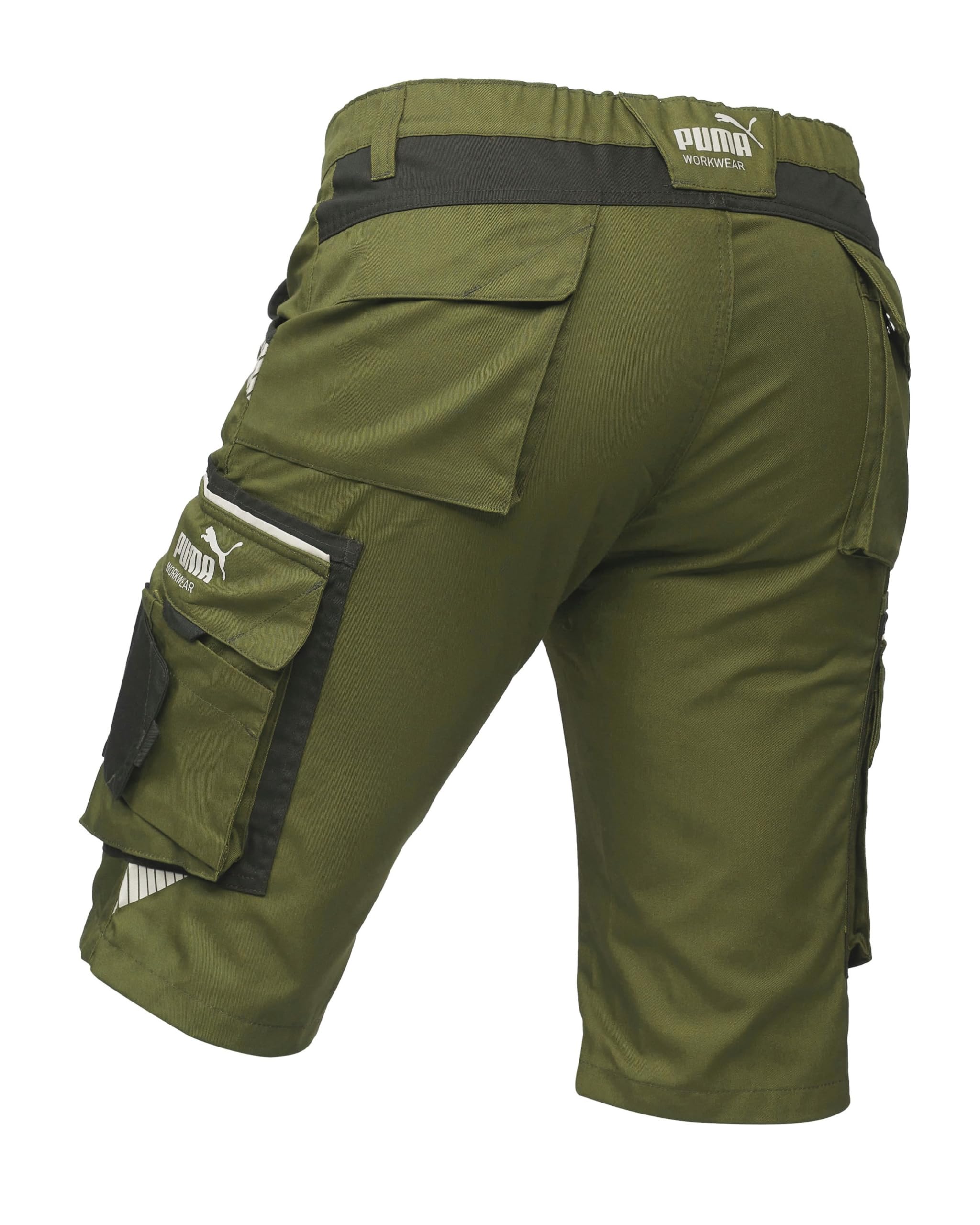 PUMA Workwear Precision X Pantaloncini da Lavoro da Uomo, Pantaloni Corti con Molte Tasche - per Il Commercio, la Produzione e l'edilizia
