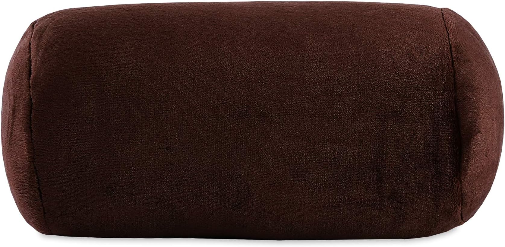 Berkshire Blanket Velvetloft Neckroll Log Throw Pillow, Italian Roast