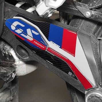 labelbike 3D Sticker Motorcycle Cardan Area compatible with BMW | R 1300 GS Adventure - Resin Protection, Scratch-Resistant, Decoration, Blue