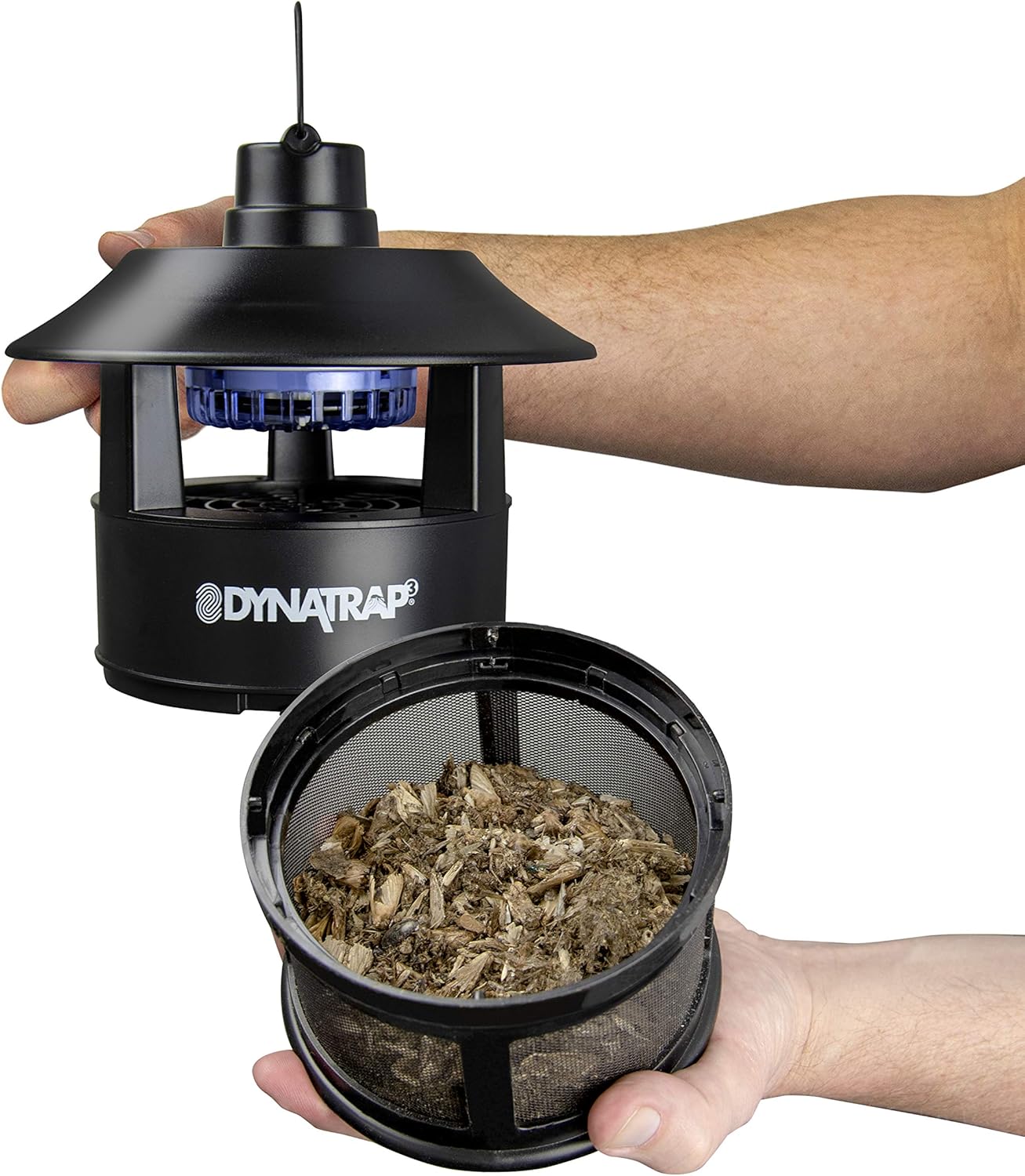 DynaTrap DT160 1/4 Acre Mosquito Trap & Flying Insect Trap – Kills Mosquitoes, Flies, Gnats, Wasps, & Other Flying Insects – Mosquito Zapper & Bug Zapper Outdoor Alternative – Black - Image 2