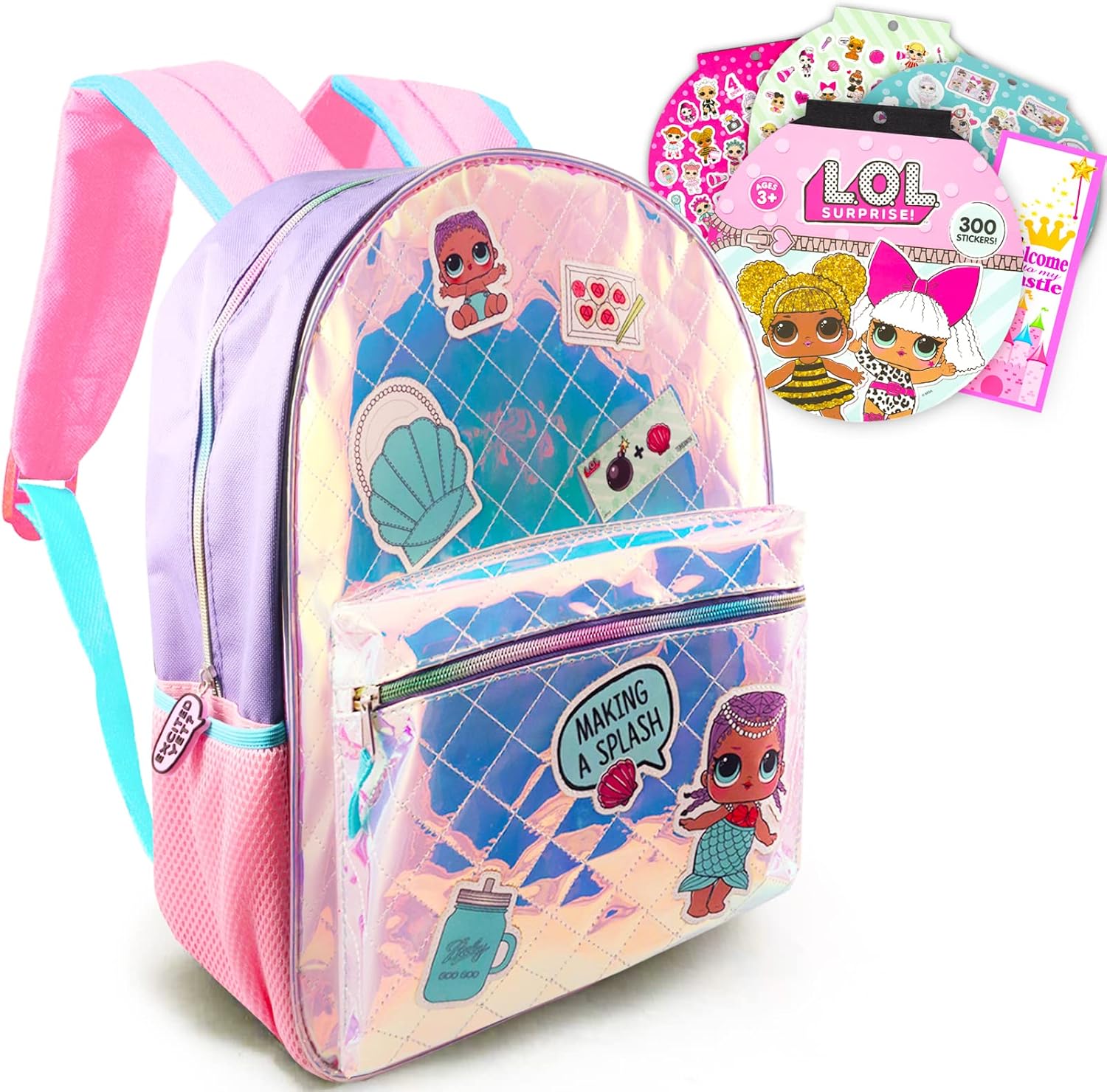 Buy LOL Doll Backpack for Girls LOL School Supplies Bundle with 16