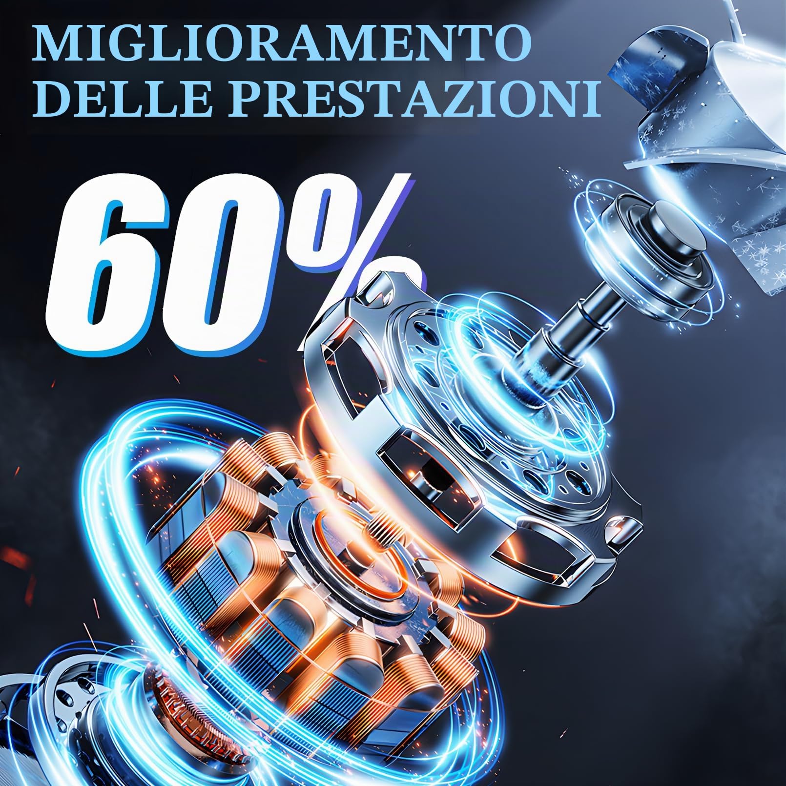 compressore d'Aria Portatile Auto Pompa per Pneumatici, 6000mAh con Cavo/Cordless Doppia Alimentazione 150PSI Pneumatici gonfiatore Display Digitale Pompa per Pneumatici