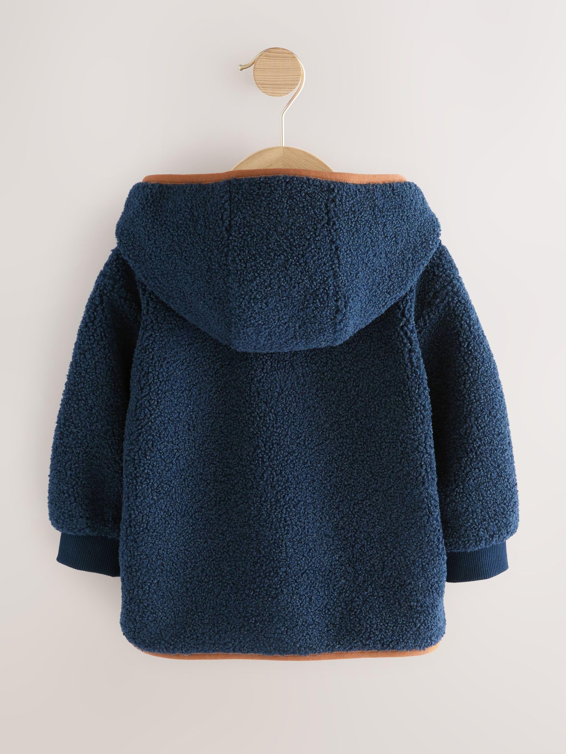 NEXT Niños Chaqueta de forro polar con cremallera y capucha